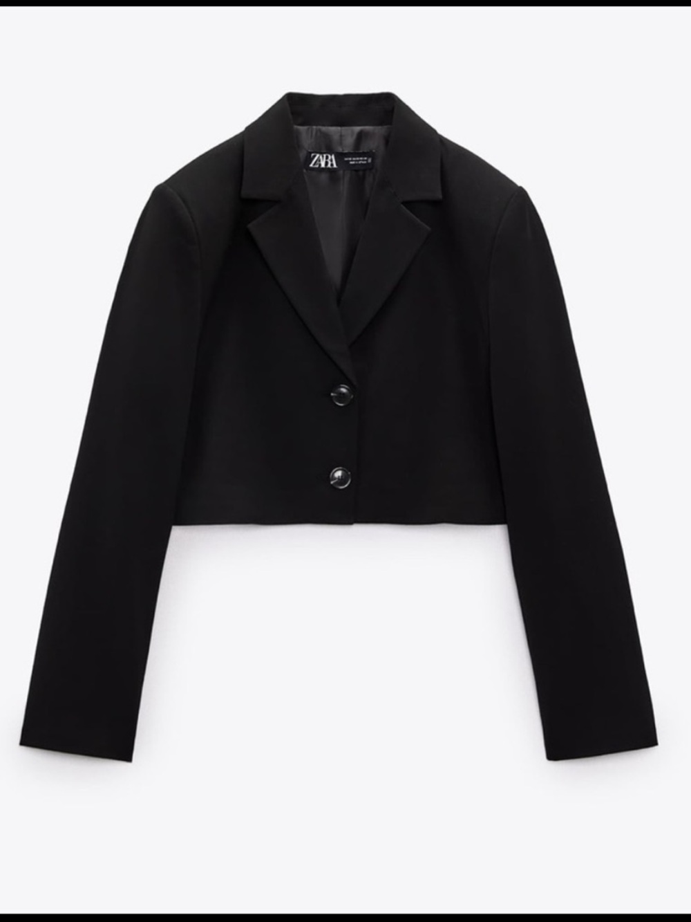 Zara limited edition celeb style cropped blazer